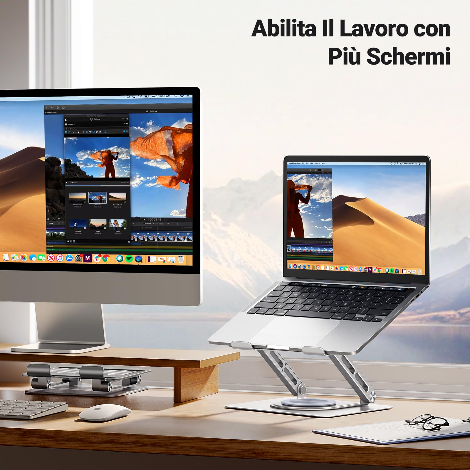 ugreen-supporto-laptop-pieghevole-regolabile-10-17-alluminio-360 image 4