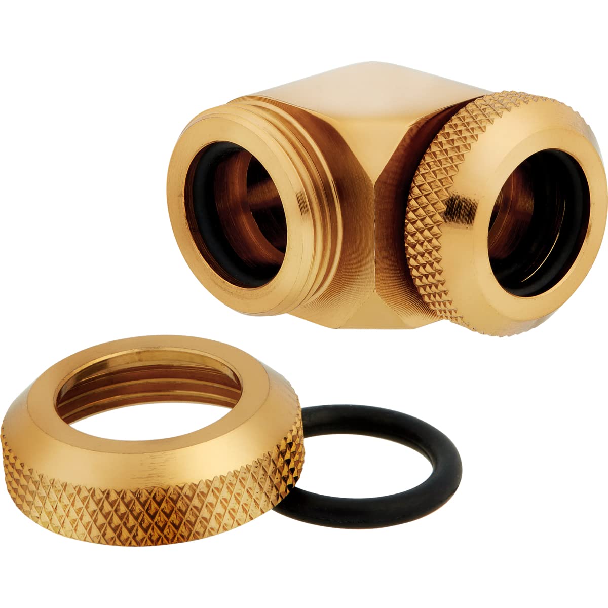 corsair-hydro-x-series-xf-raccordi-hardline-90-12-mm-od-oro-2-pezzi image 2