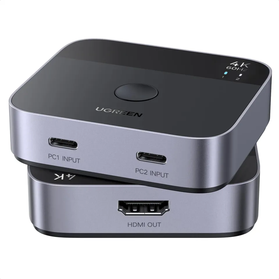 ugreen-switch-usb-c-a-hdmi-2-0-4k-60hz-2-ingressi-1-uscita image 1