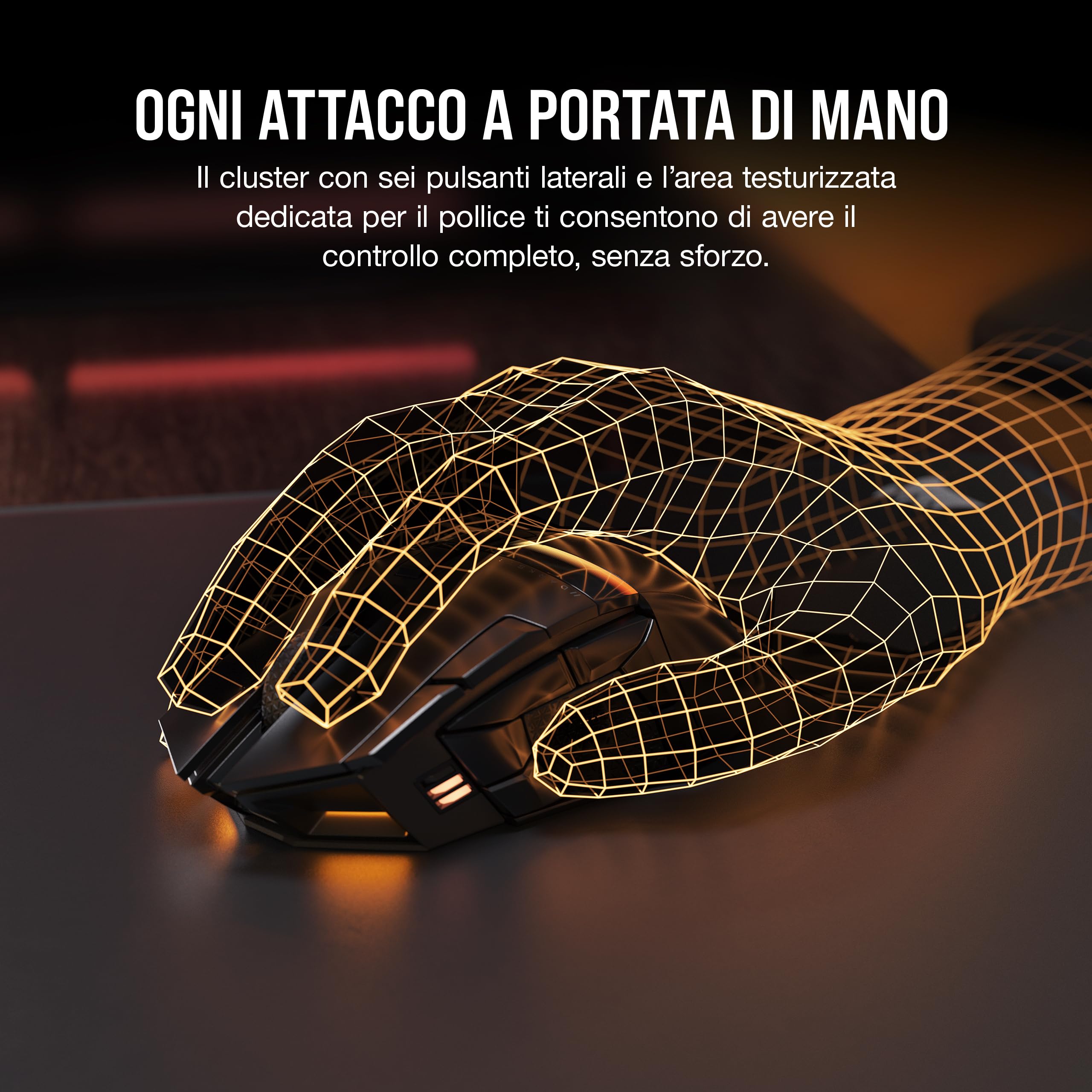 corsair-darkstar-rgb-wireless-mouse-gaming-mmo-26000-dpi-15-pulsanti-nero image 3