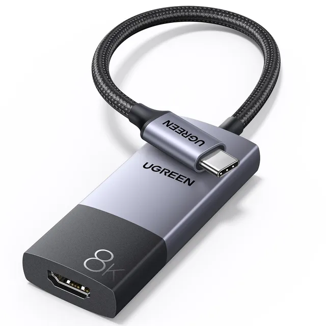 ugreen-adattatore-usb-c-a-hdmi-2-1-8k60hz-4k240hz-nylon-alluminio image 1