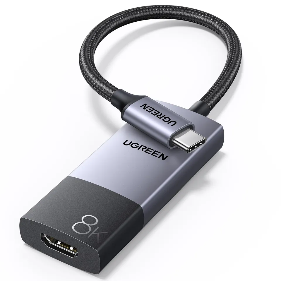 ugreen-adattatore-usb-c-a-hdmi-2-1-8k60hz-4k240hz-nylon-alluminio image 1