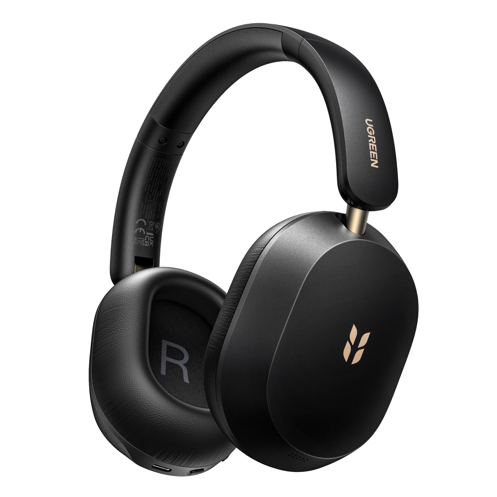 ugreen-hitune-max5s-cuffie-bluetooth-over-ear-anc-45db-hi-res-112-ore-nero image 1