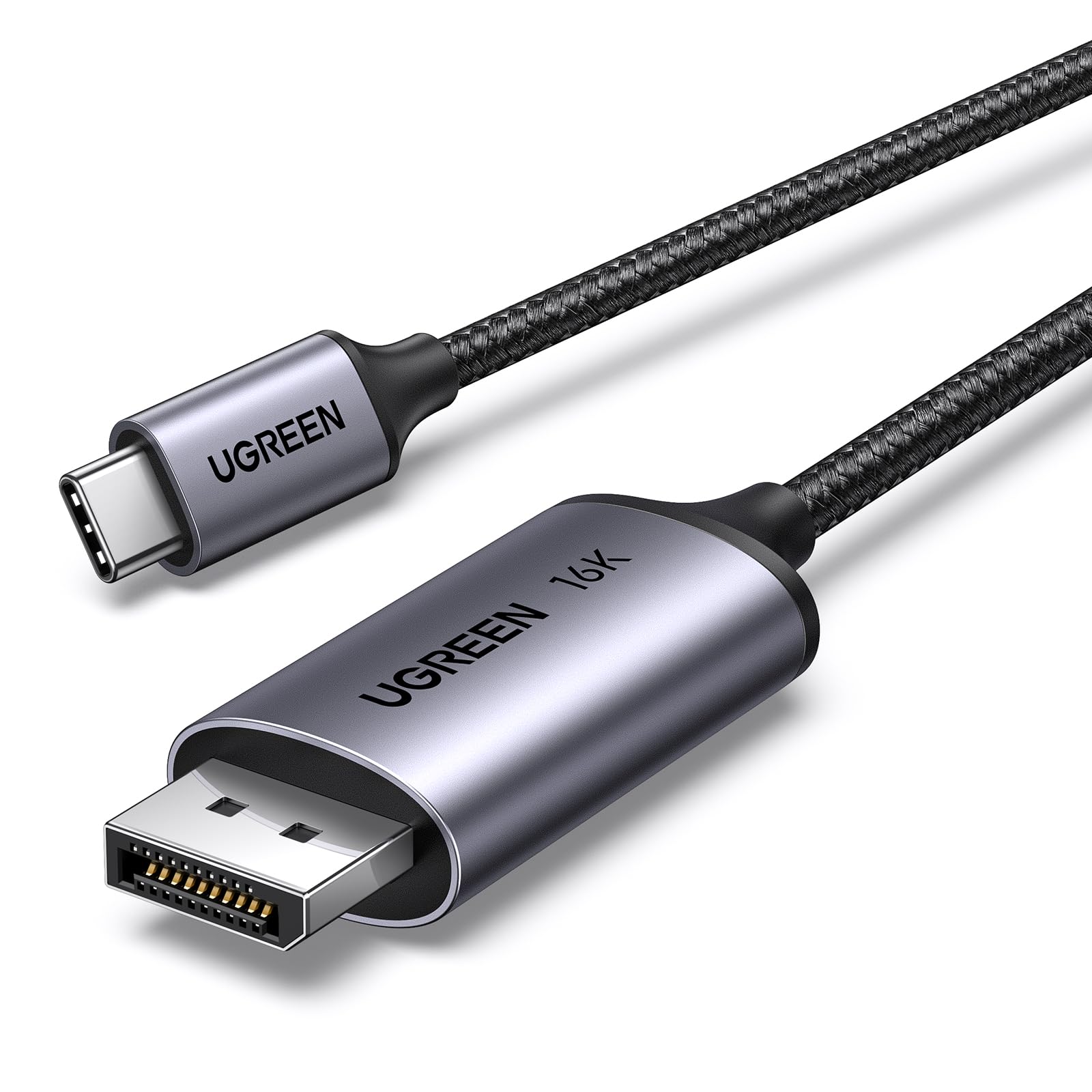 ugreen-cavo-usb-c-a-displayport-2-1-16k-2m-thunderbolt-4 image 1