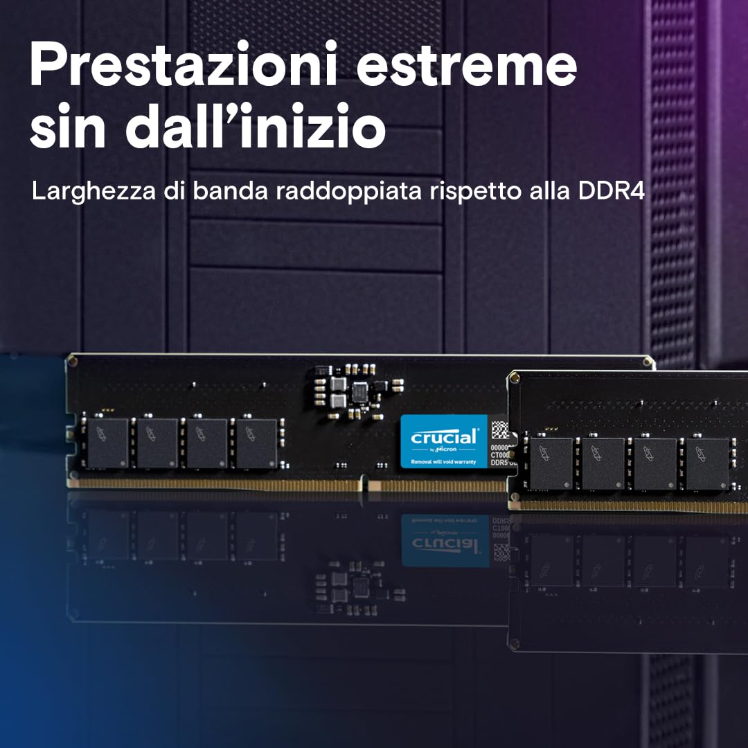 crucial-ram-ddr5-8gb-4800mhz-cl40-udimm-ct8g48c40u5-per-pc-desktop image 2