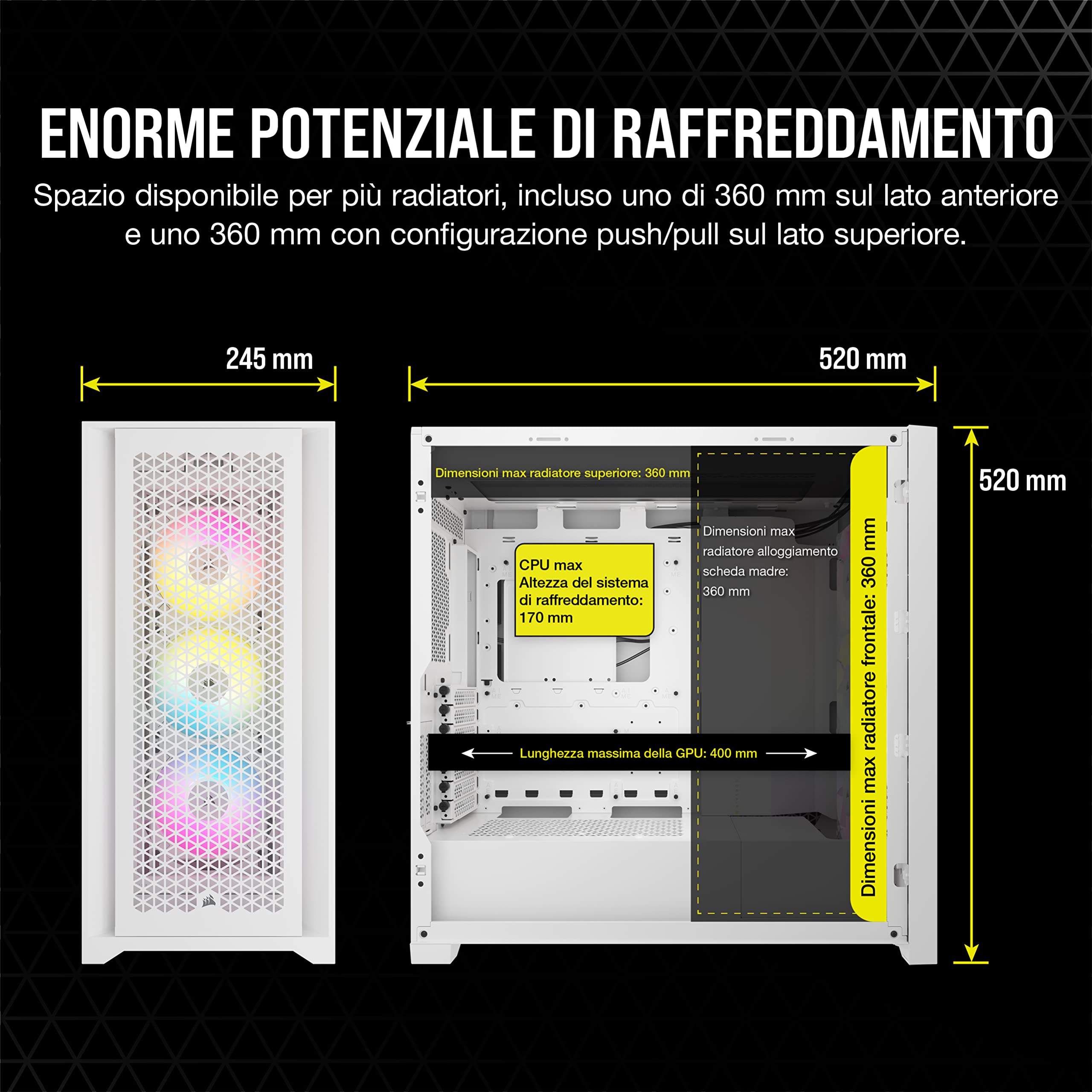 corsair-icue-5000d-rgb-airflow-mid-tower-atx-nero-con-3-ventole-af120-rgb-elite image 8