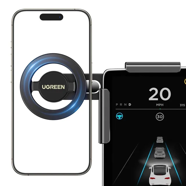 ugreen-supporto-telefono-auto-magnetico-magsafe-per-schermo-tesla-model-3-y-nero image 1