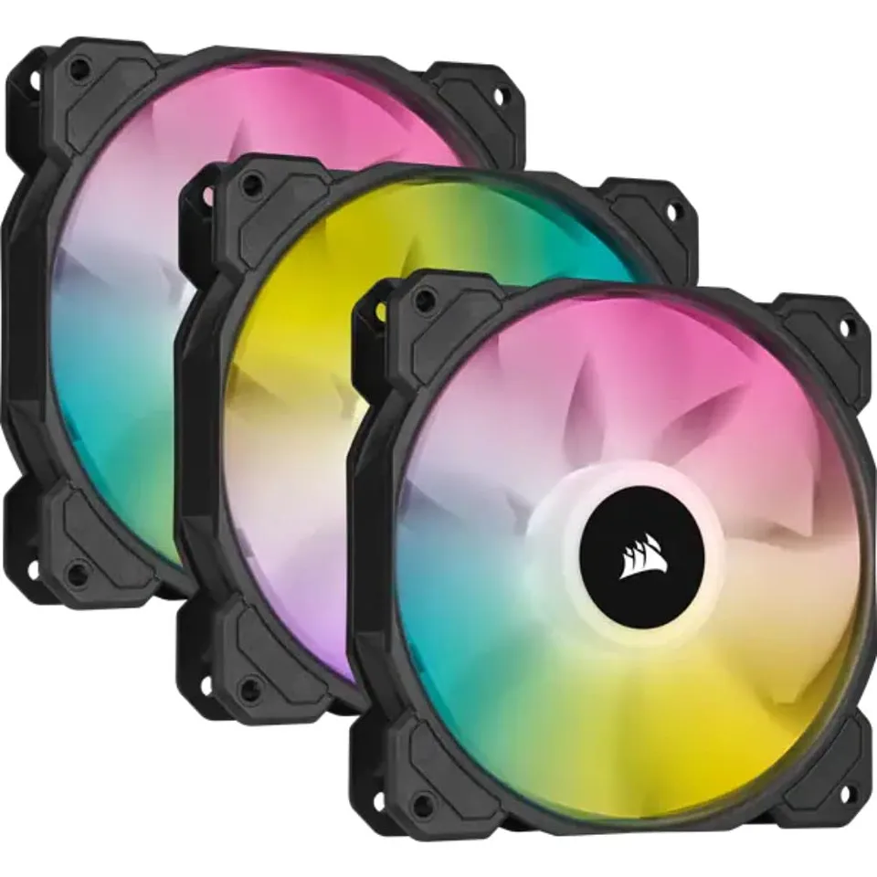 corsair-icue-2000d-rgb-airflow-case-mini-itx-nero-3-ventole-sp120-rgb-elite-cont image 1