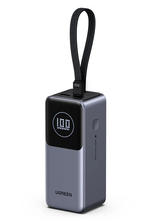 ugreen-nexode-pro-130w-power-bank-20000mah-pd-100w-con-cavo-usb-c-integrato-3-po image 1
