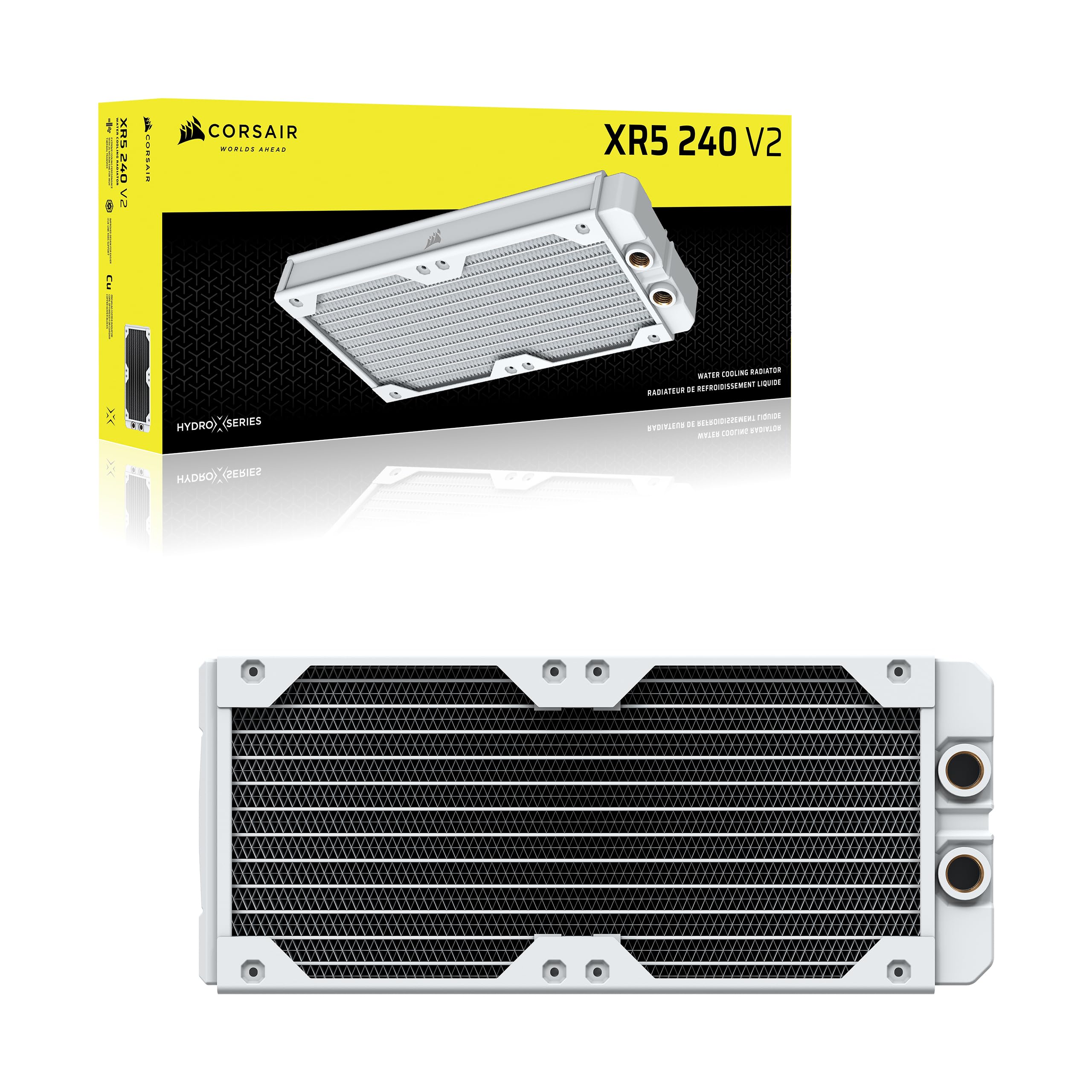 corsair-hydro-x-series-xr5-240mm-v2-radiatore-bianco image 7