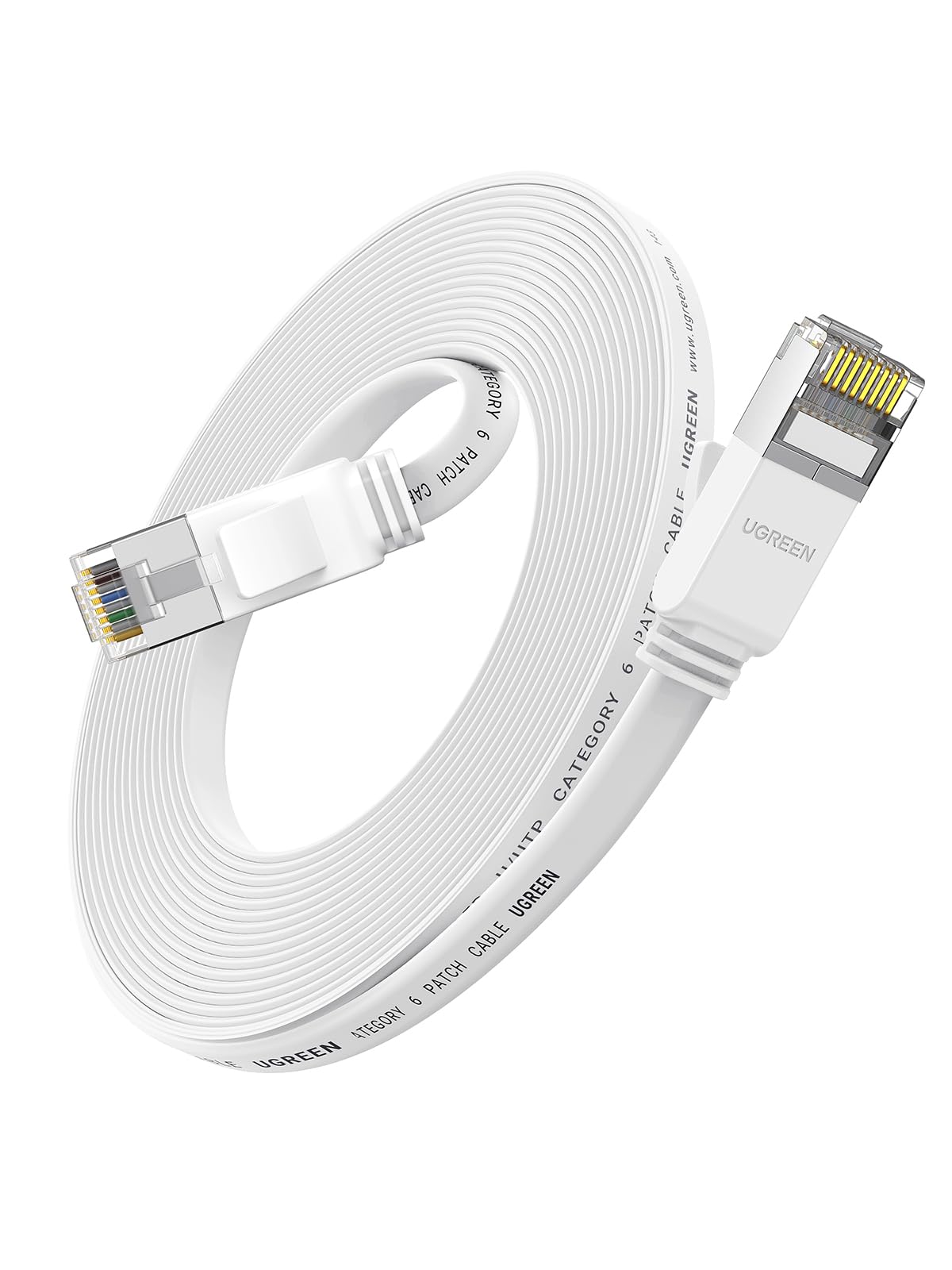 ugreen-cavo-rete-ethernet-cat-6-piatto-rj45-gigabit-10m image 7