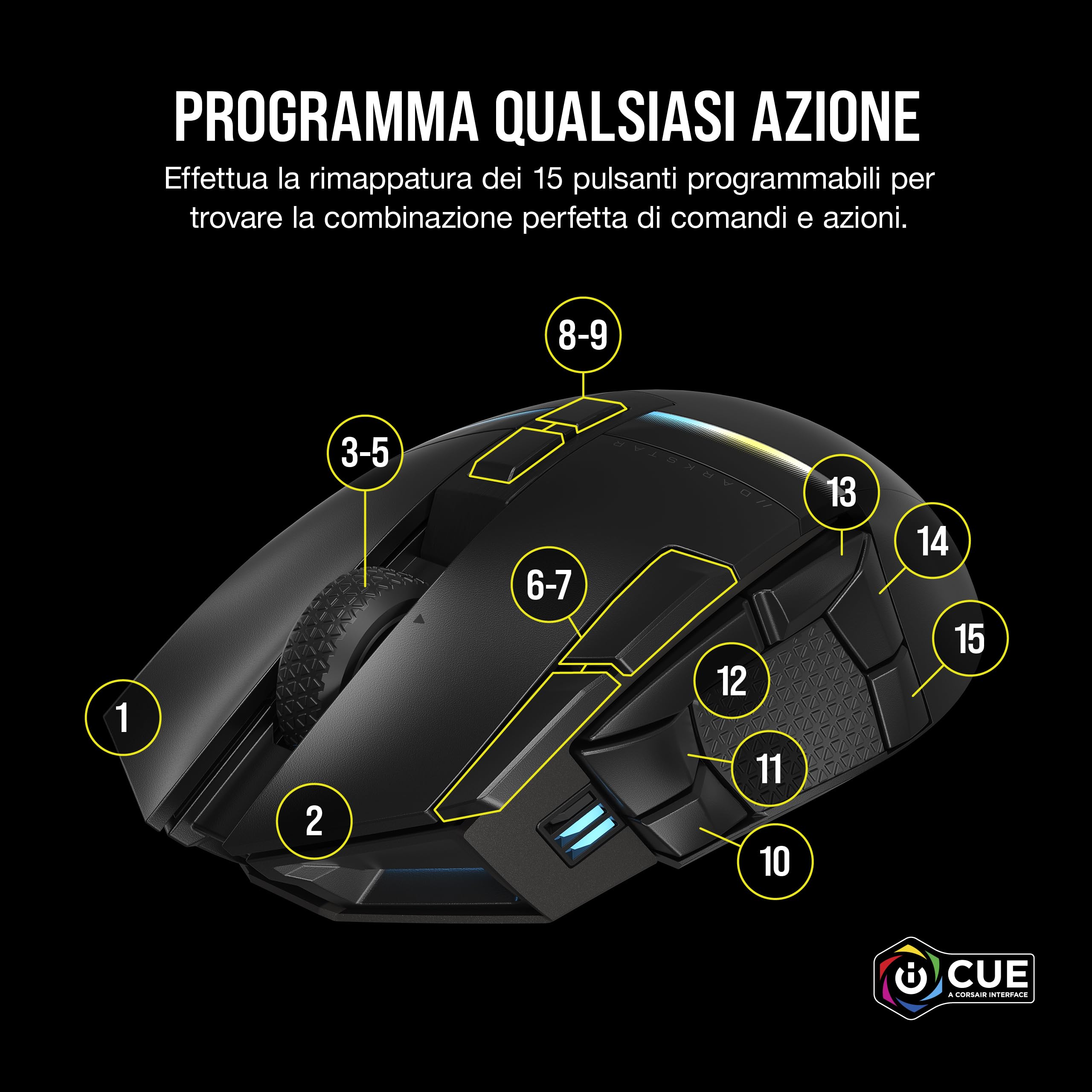 corsair-darkstar-rgb-wireless-mouse-gaming-mmo-26000-dpi-15-pulsanti-nero image 4