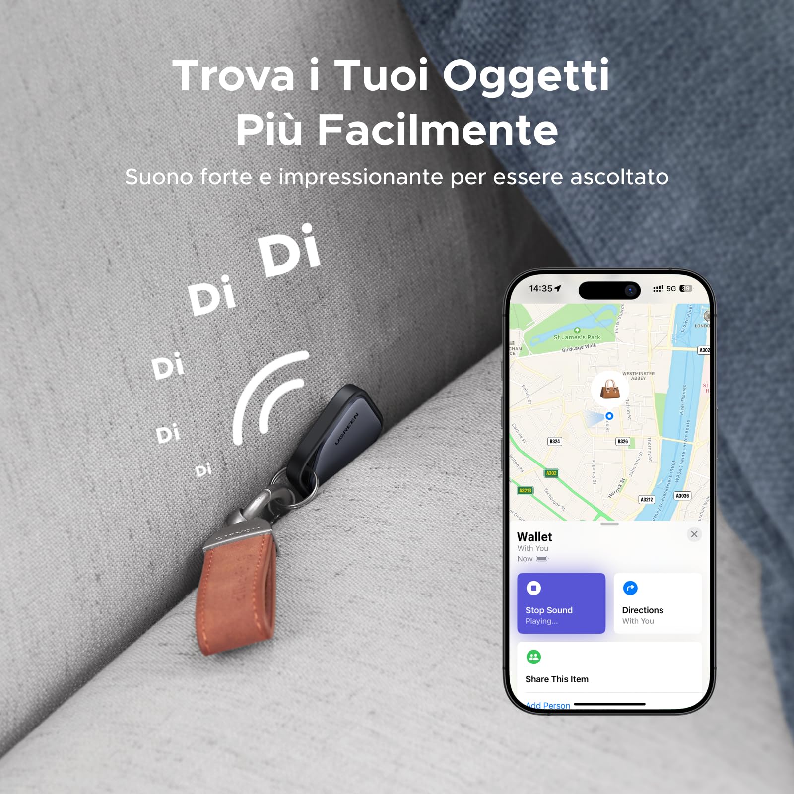 ugreen-finetrack-smart-finder-tracker-ios-find-my-confezione-da-4-pezzi image 4