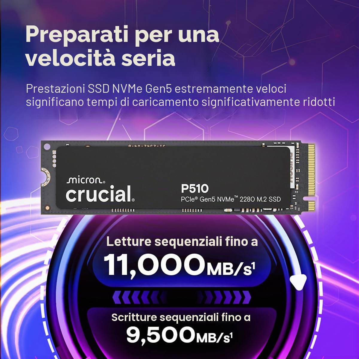 crucial-p510-ssd-interno-2tb-m-2-2280-pcie-gen5-x4-nvme image 2