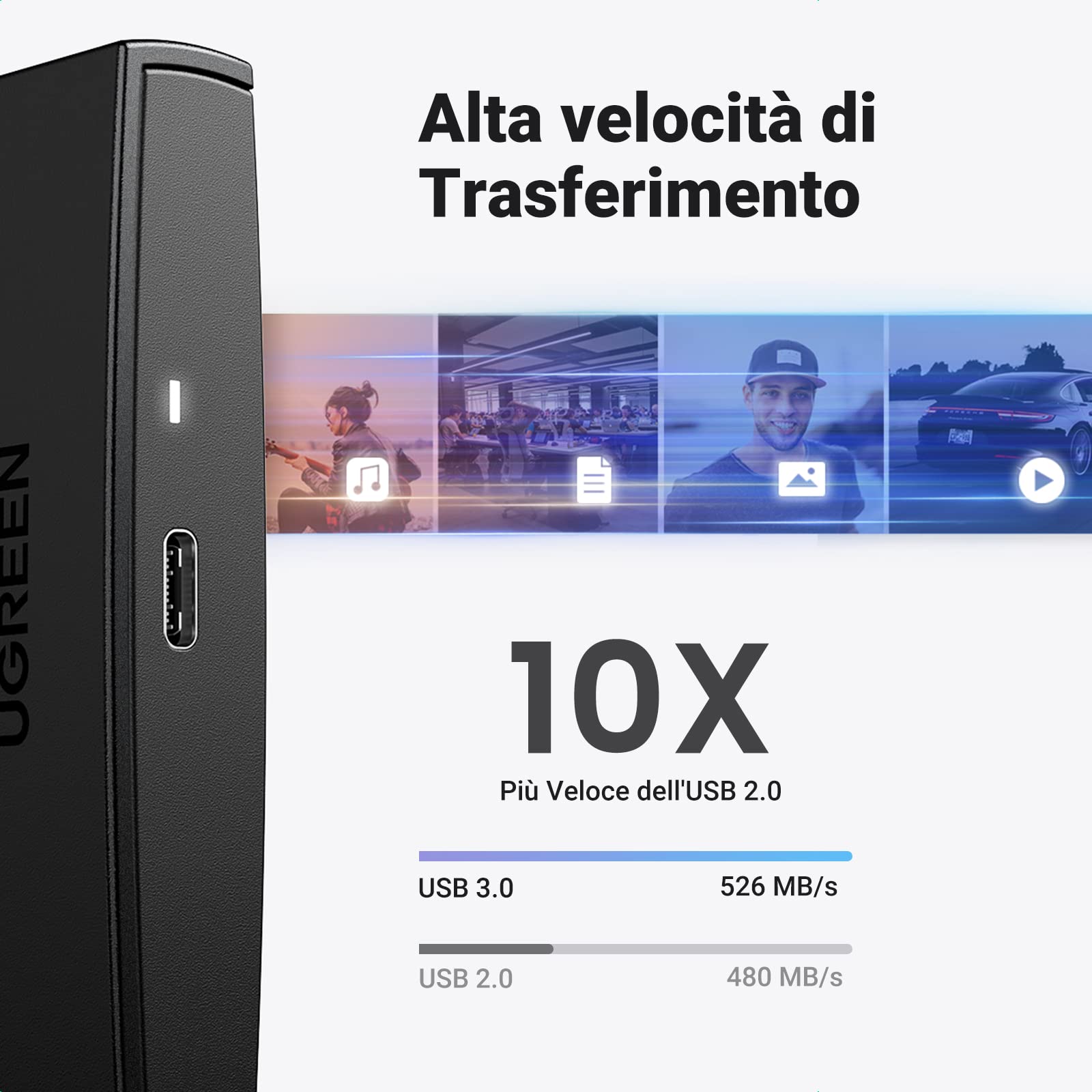 ugreen-case-esterno-ssd-hdd-2-5-usb-c-3-1-gen-2-6gbps-uasp image 4