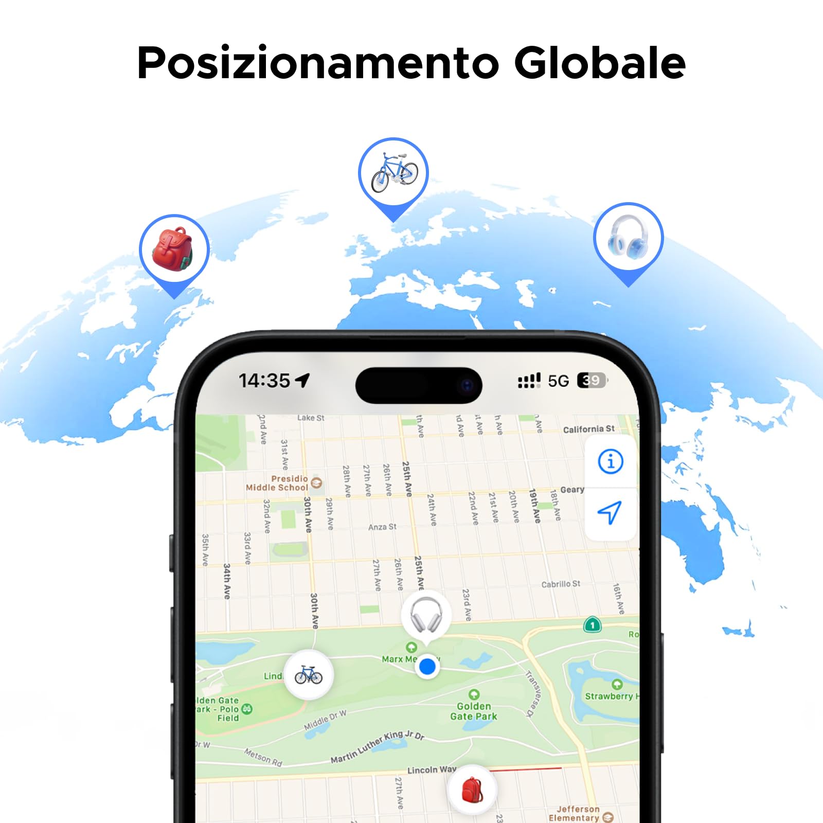ugreen-finetrack-slim-tracker-bluetooth-portafoglio-apple-find-my-ip68-100db image 8