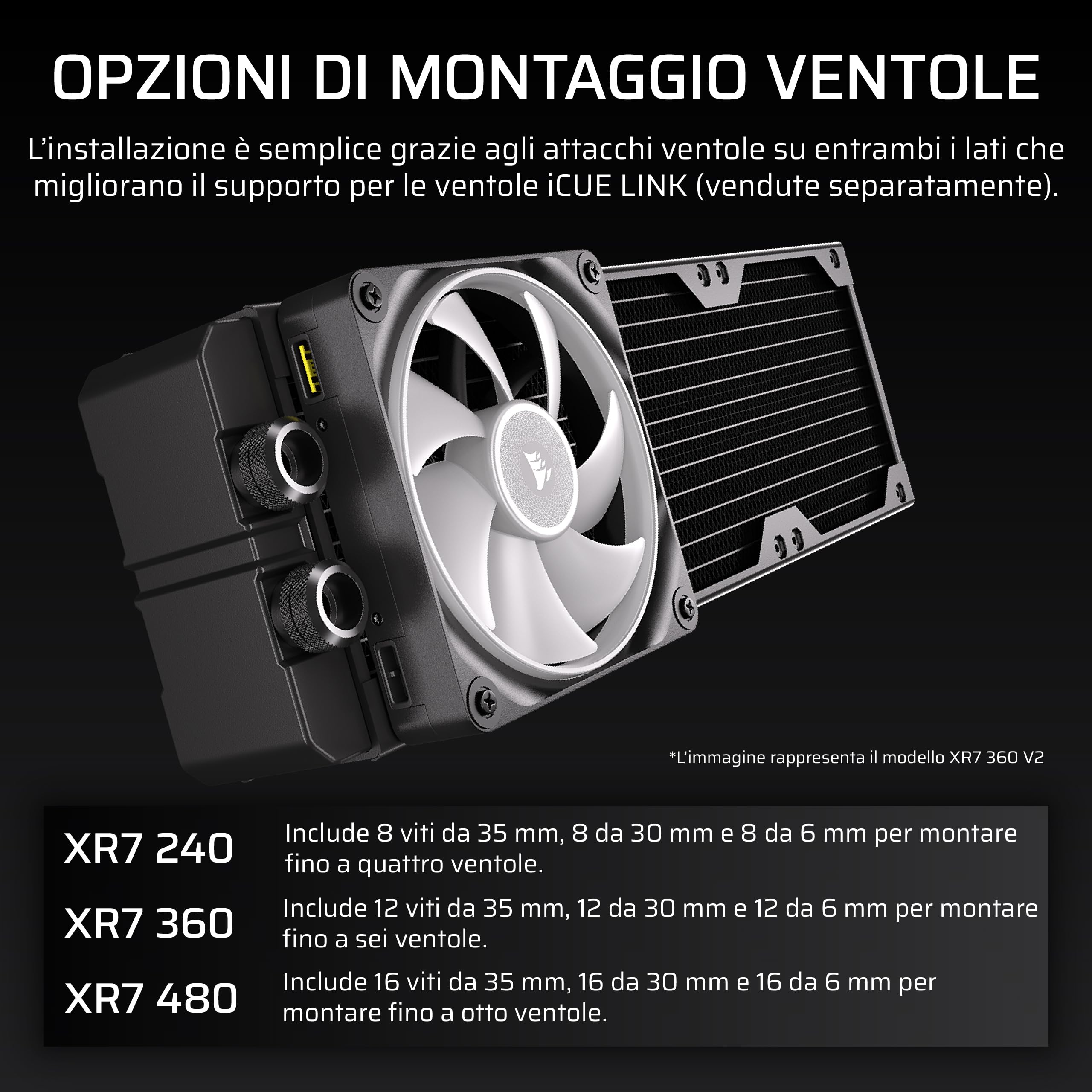 corsair-hydro-x-series-xr7-240mm-v2-radiatore-nero image 3