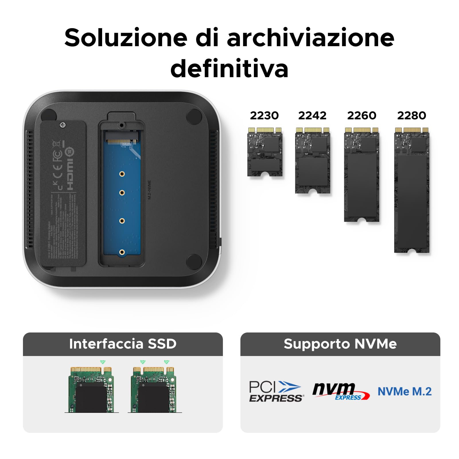 ugreen-docking-station-usb4-40gbps-per-mac-mini-m4-m4-pro-con-case-ssd image 7