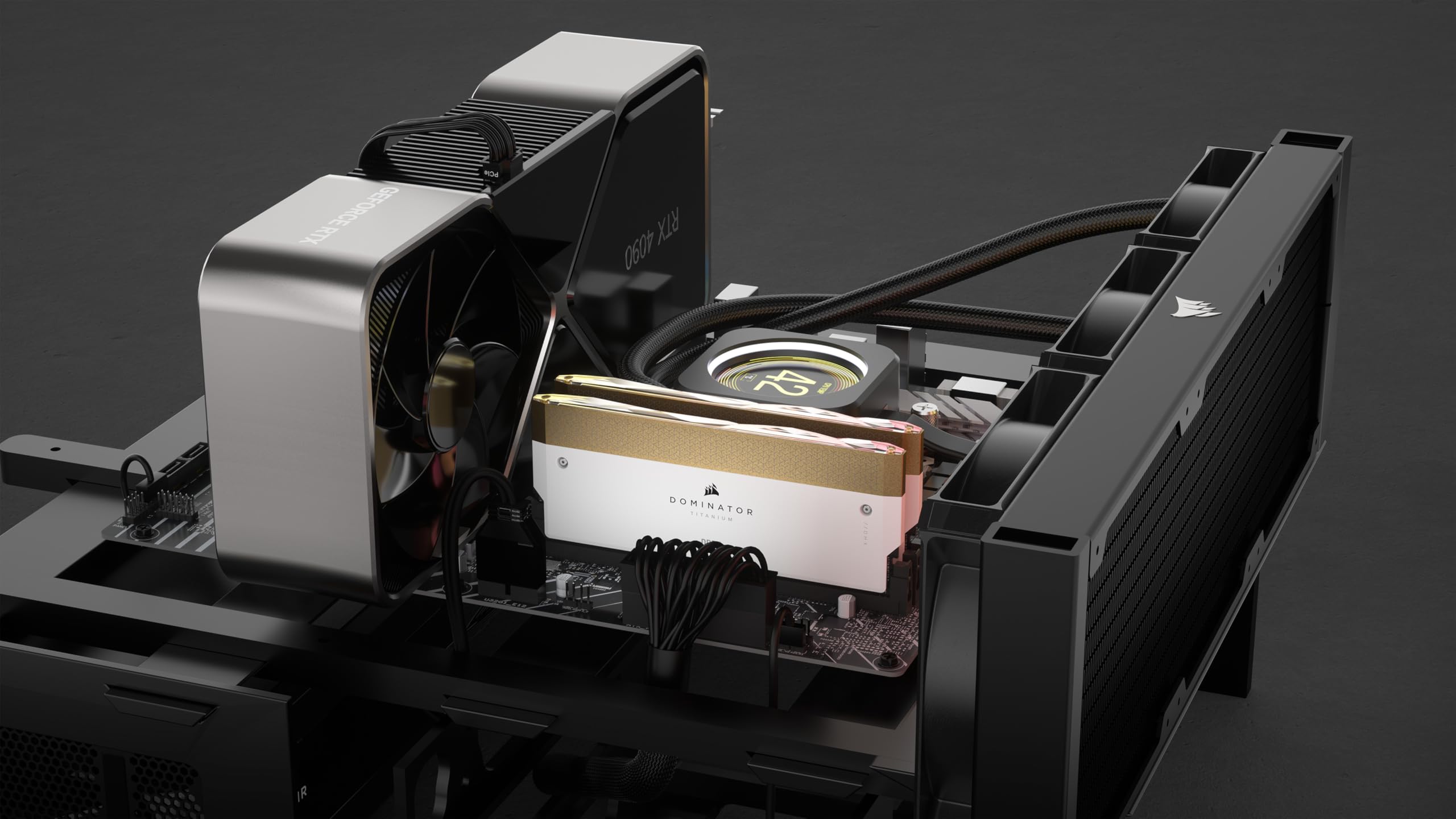 corsair-dominator-titanium-wave-kit-accessori-x2-barre-led-rgb-oro image 2