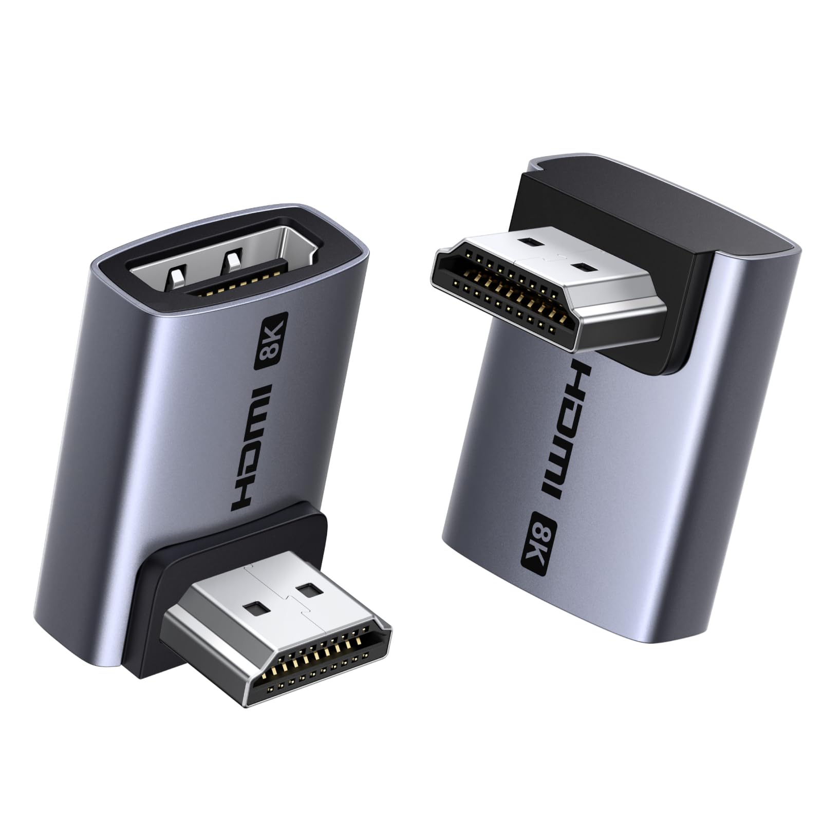 ugreen-adattatore-hdmi-2-1-8k-maschio-femmina-90-e-270-2-pezzi image 1