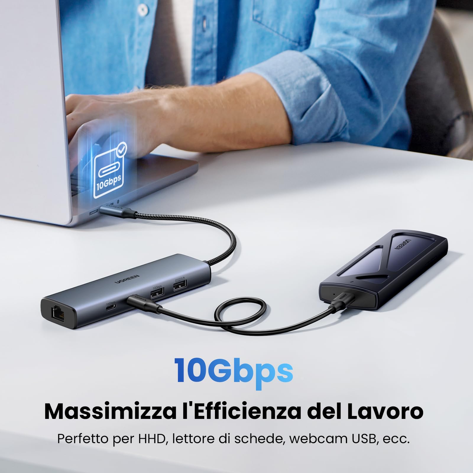 ugreen-hub-usb-c-a-ethernet-6-in-1-gigabit-1000mbps image 7
