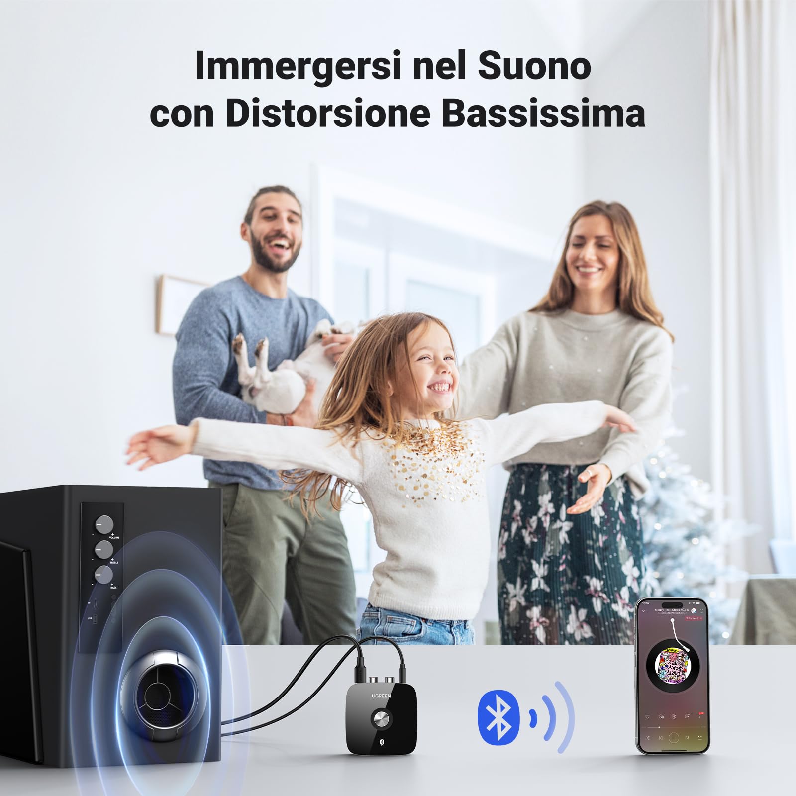 ugreen-ricevitore-bluetooth-5-1-audio-aptx-hd-rca-aux-3-5mm image 5