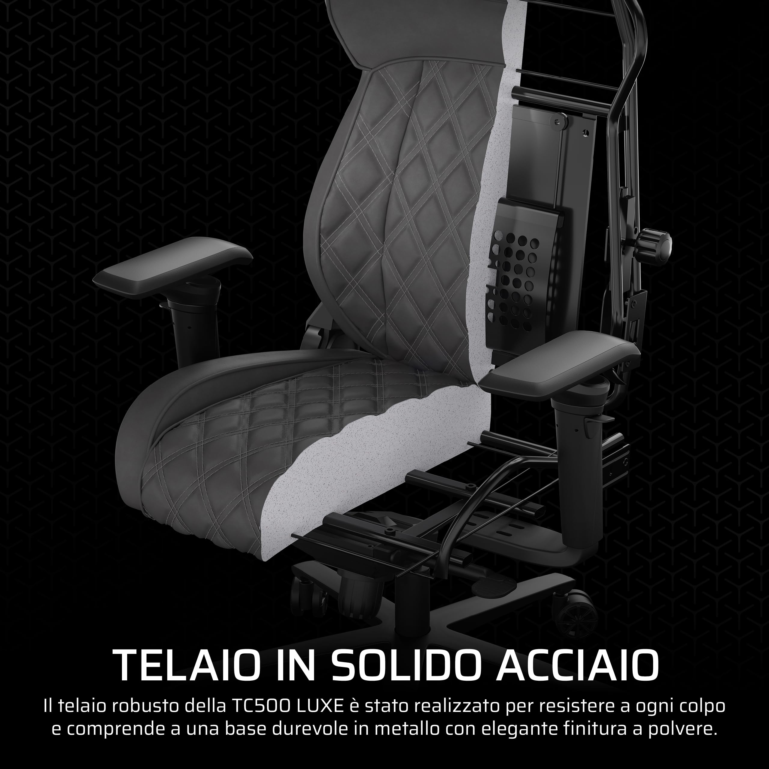 corsair-tc500-luxe-sedia-gaming-tessuto-grigio image 7
