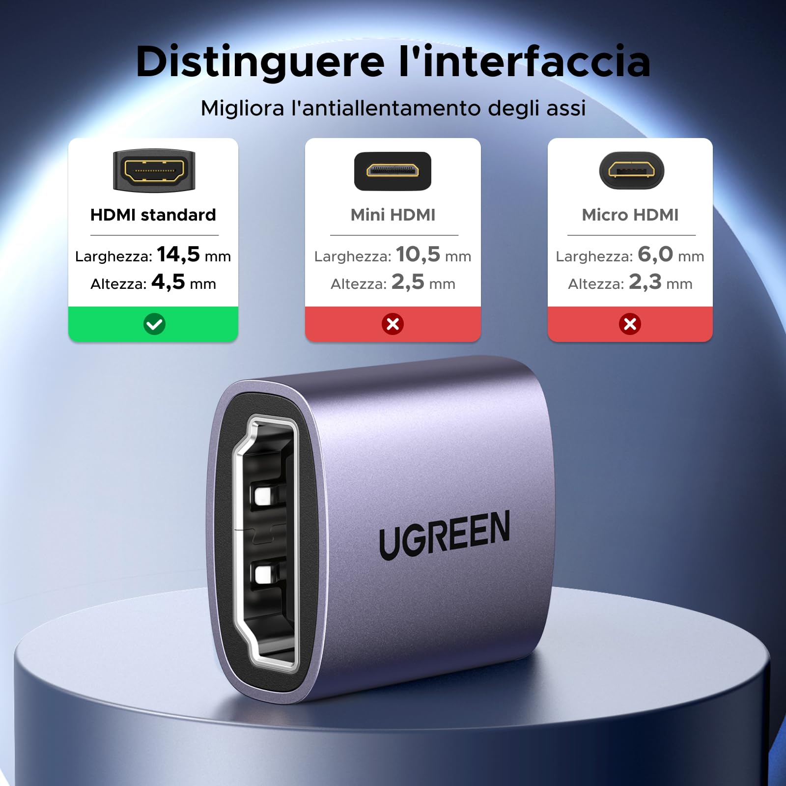 ugreen-adattatore-hdmi-2-1-8k-60hz-femmina-femmina-2-pezzi image 7