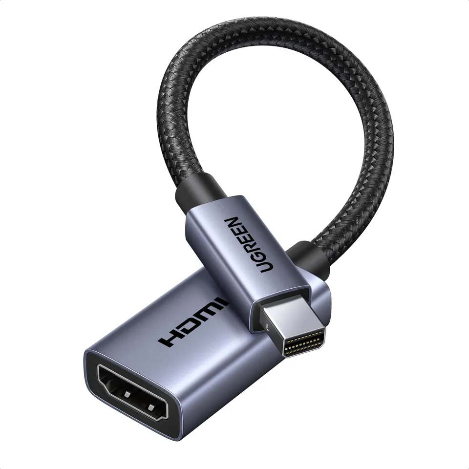 ugreen-adattatore-mini-displayport-a-hdmi-4k-30hz-unidirezionale-20cm image 1