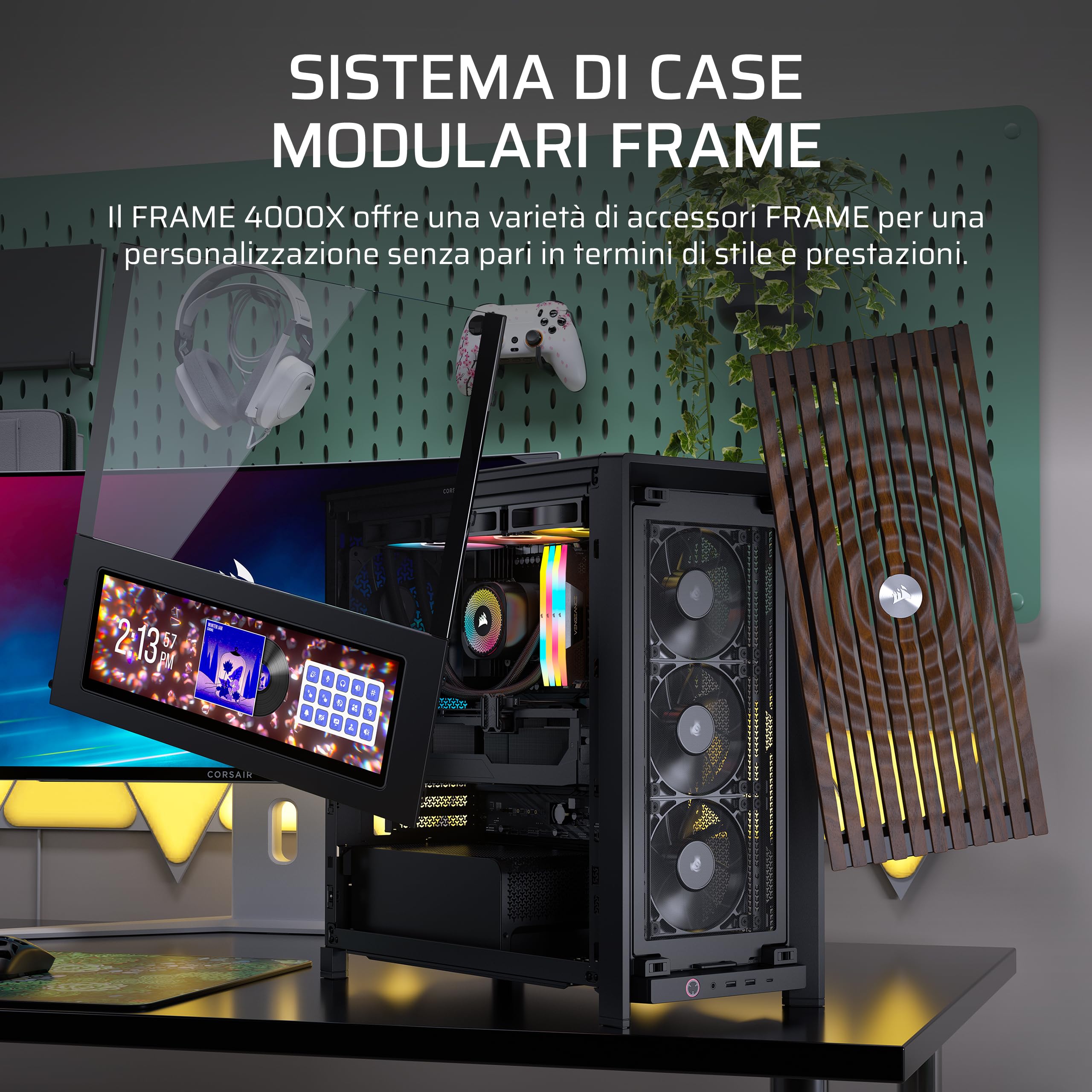 corsair-frame-4000x-rs-case-pc-mid-tower-con-pannello-frontale-rgb-4x-rs120-pwm- image 4