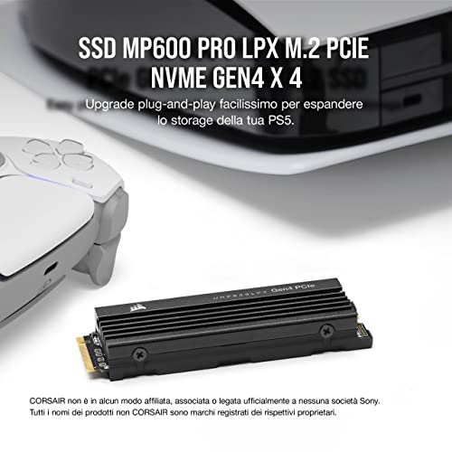 corsair-mp600-pro-lpx-8tb-m-2-nvme-pcie-gen4-ssd-ottimizzato-per-ps5-nero image 8