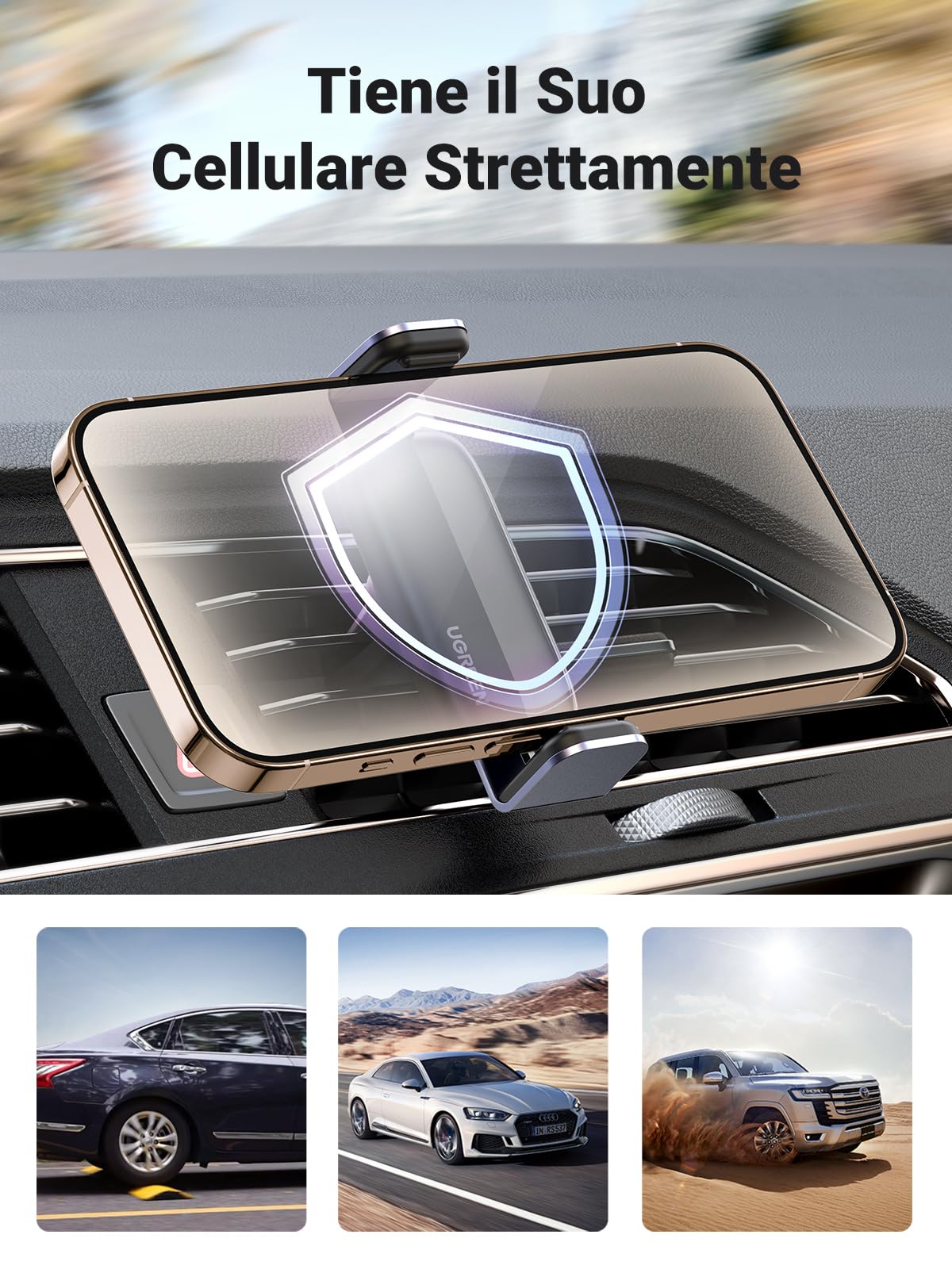 ugreen-supporto-telefono-auto-per-bocchetta-aria-360-4-7-7-12-pollici-nero image 7