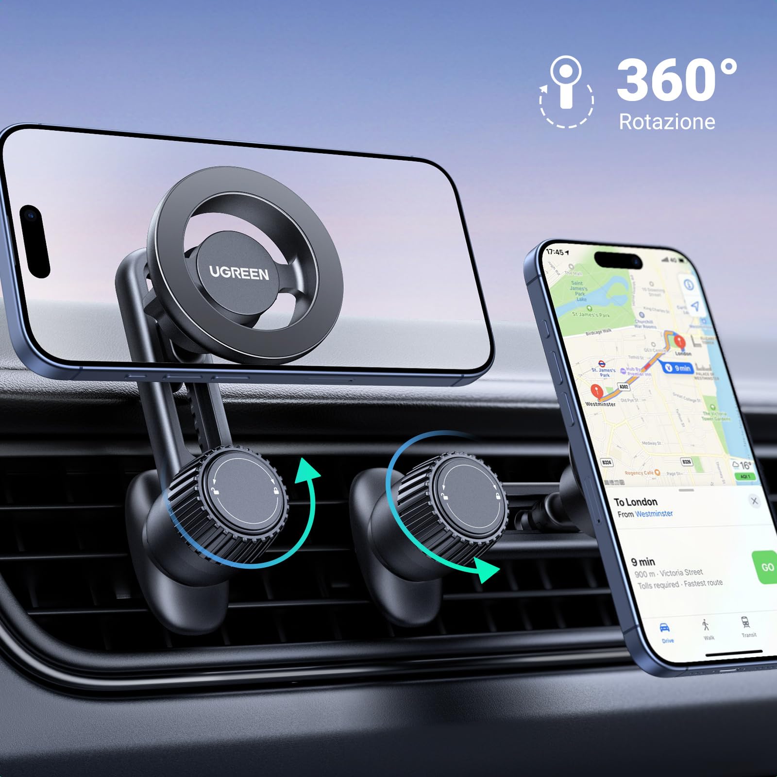 ugreen-supporto-telefono-auto-magnetico-magsafe-per-bocchetta image 3