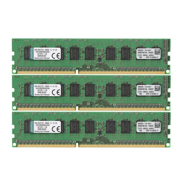 kingston-valueram-kvr1333d3e9sk3-24g-kit-memoria-ddr3-1333mhz-ecc-24gb-server image 1