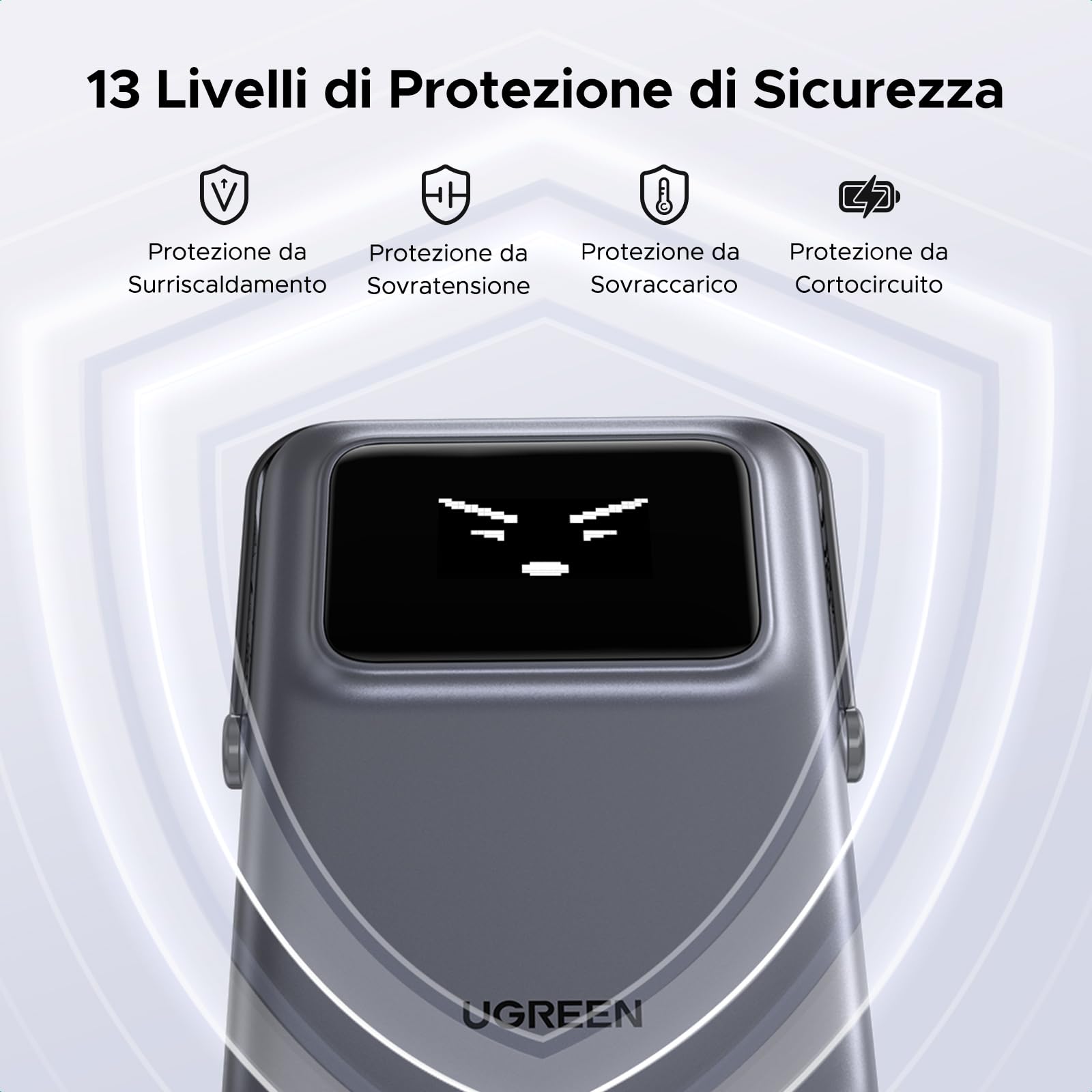 ugreen-uno-power-bank-magnetico-10000mah-pd-20w-con-cavo-e-stand-nero image 8