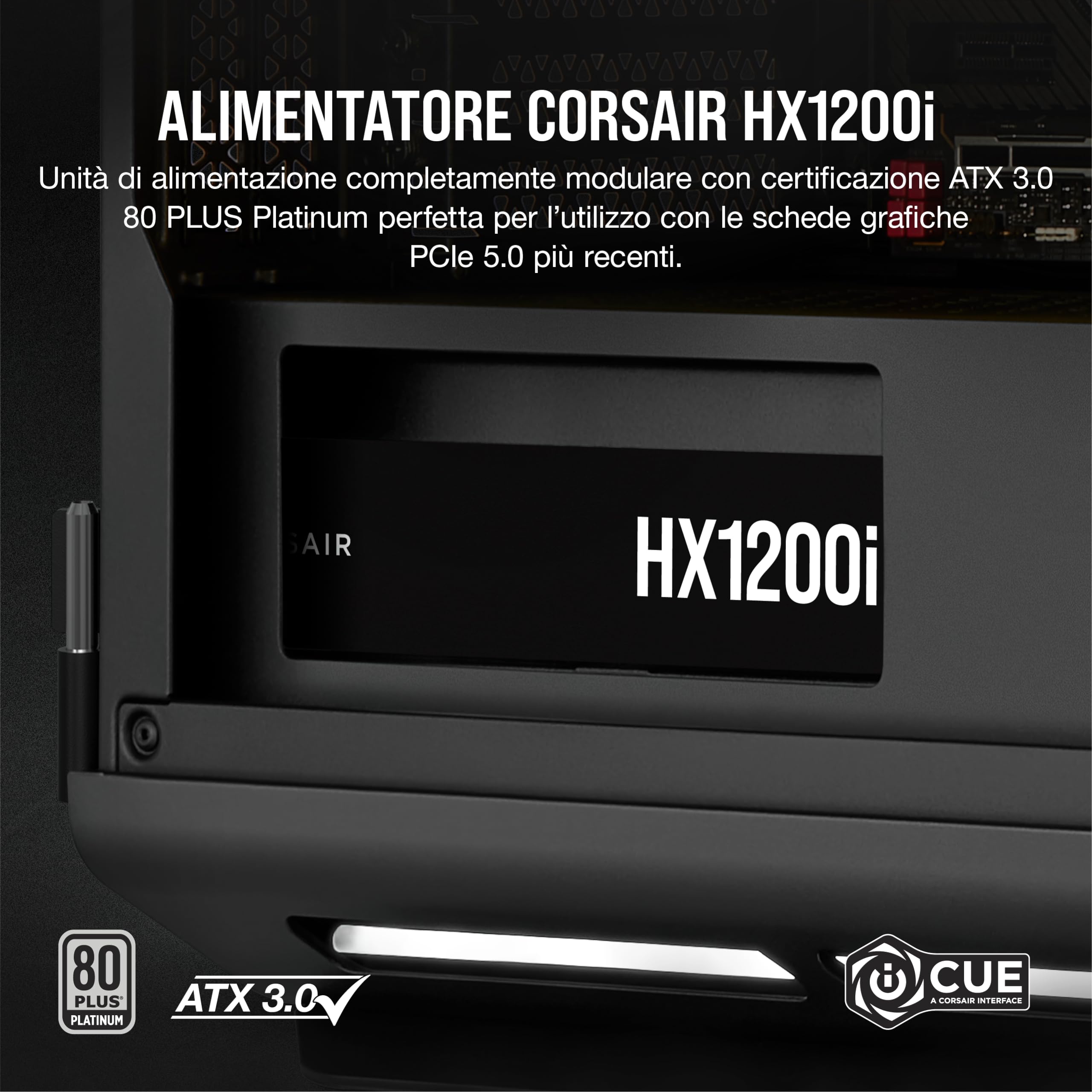 corsair-hx1200i-alimentatore-atx-1200w-completamente-modulare-nero-atx-3-1-pcie- image 2