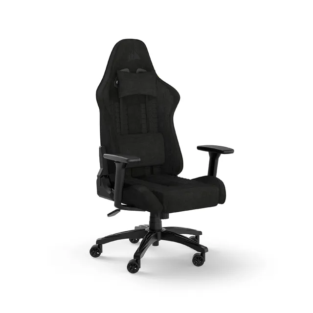corsair-tc100-relaxed-sedia-gaming-in-tessuto-nero-memory-foam image 1