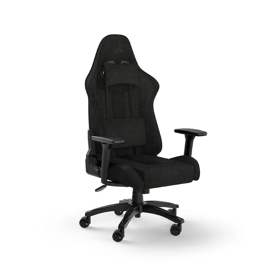 corsair-tc100-relaxed-sedia-gaming-in-tessuto-nero-memory-foam image 1