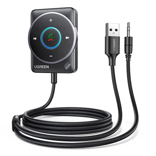 ugreen-ricevitore-bluetooth-5-4-auto-jack-3-5mm-con-rgb image 1