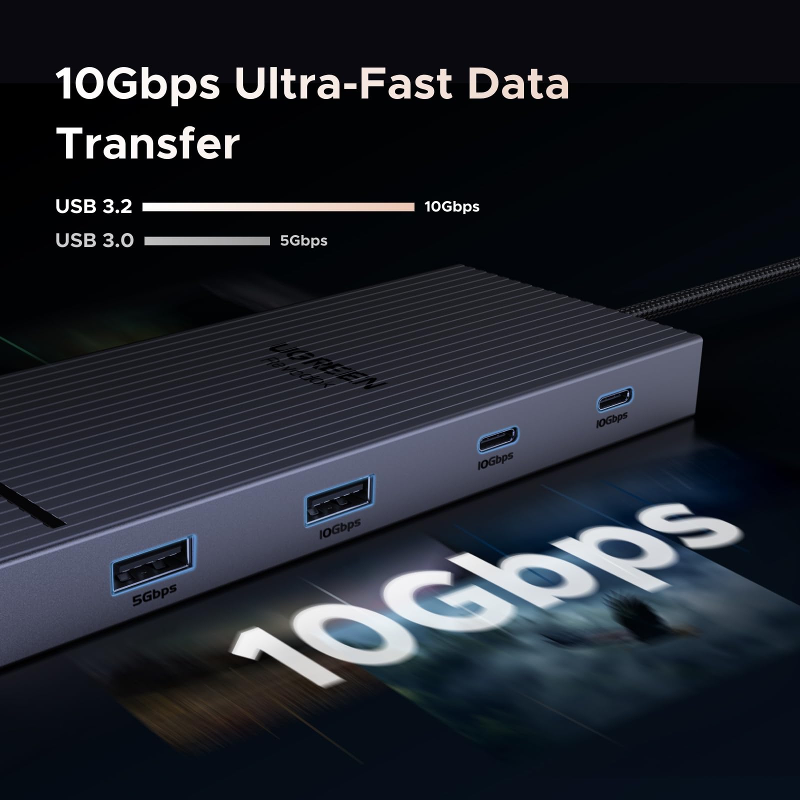 ugreen-revodok-pro-2102-hub-usb-c-10-in-1-doppio-hdmi-4k-60hz image 4