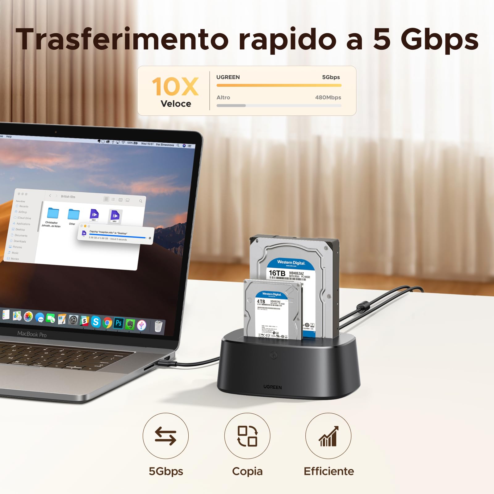 ugreen-stazione-docking-hard-disk-dual-bay-usb-3-0-5gbps-con-clonazione-offline- image 4