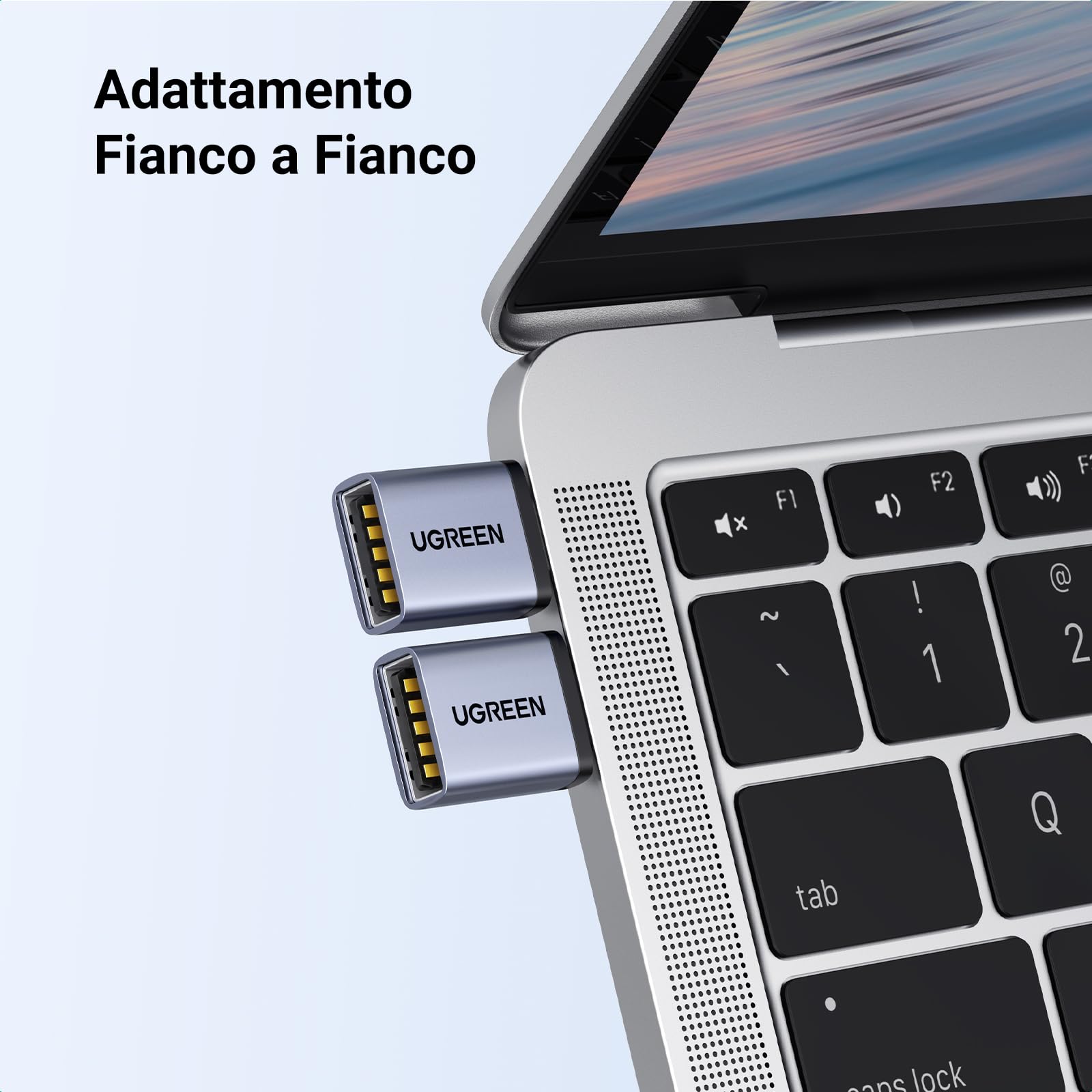 ugreen-adattatore-usb-c-maschio-a-usb-a-femmina-3-0-5gbps-confezione-da-2-grigio image 3
