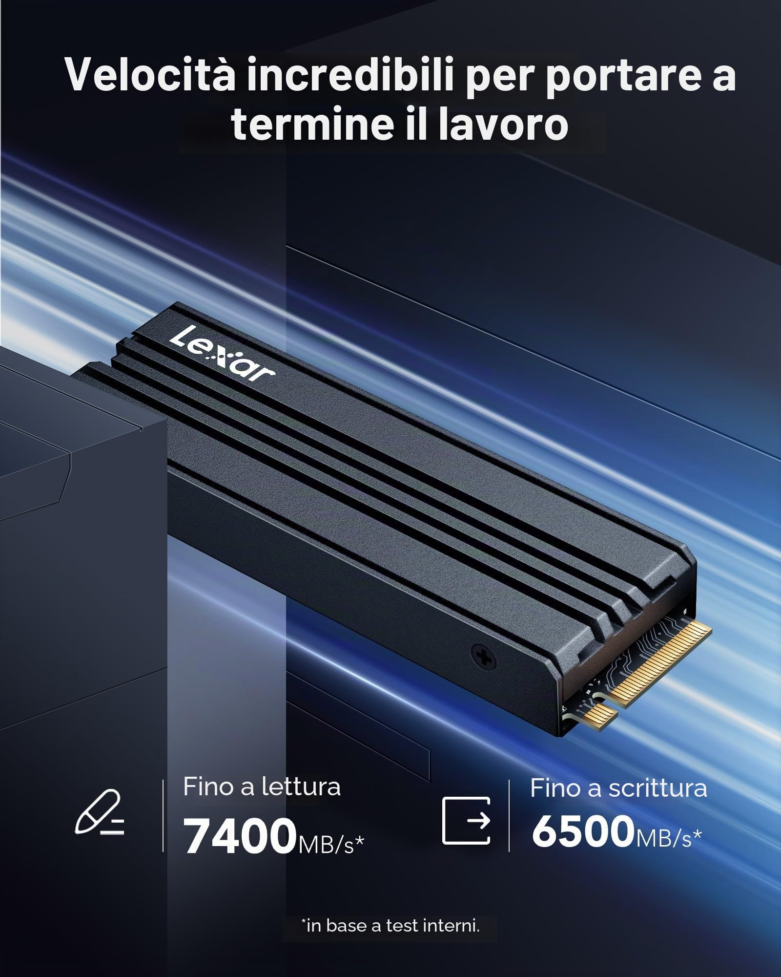 lexar-nm790-ssd-1tb-con-dissipatore-m-2-2280-pcie-gen4-nvme image 2