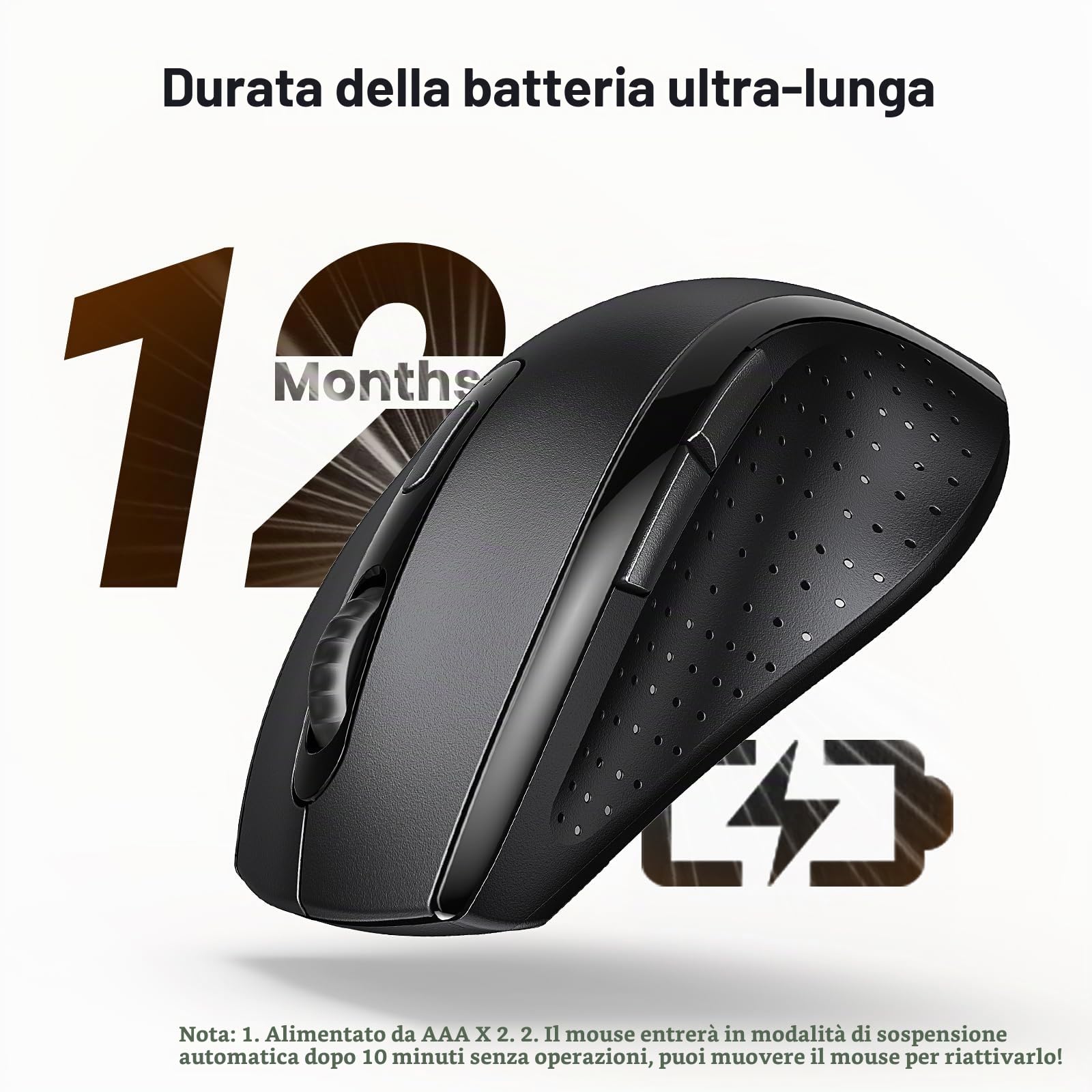 ugreen-mouse-wireless-ergonomico-2-4ghz-usb-1600-dpi-nero image 8