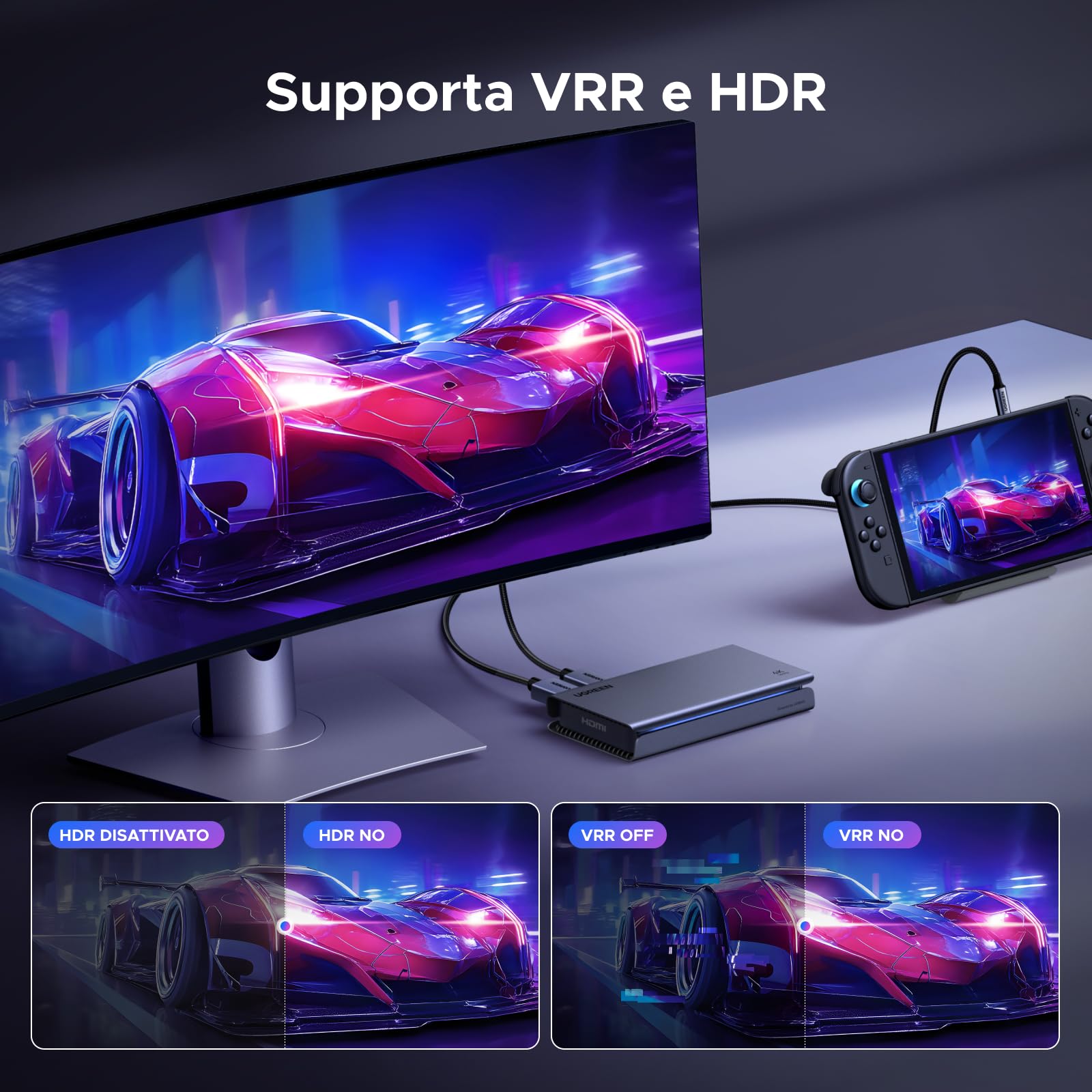 ugreen-scheda-di-acquisizione-video-hdmi-2-1-4k-144hz-usb-3-2-gen-2-con-loopout- image 4