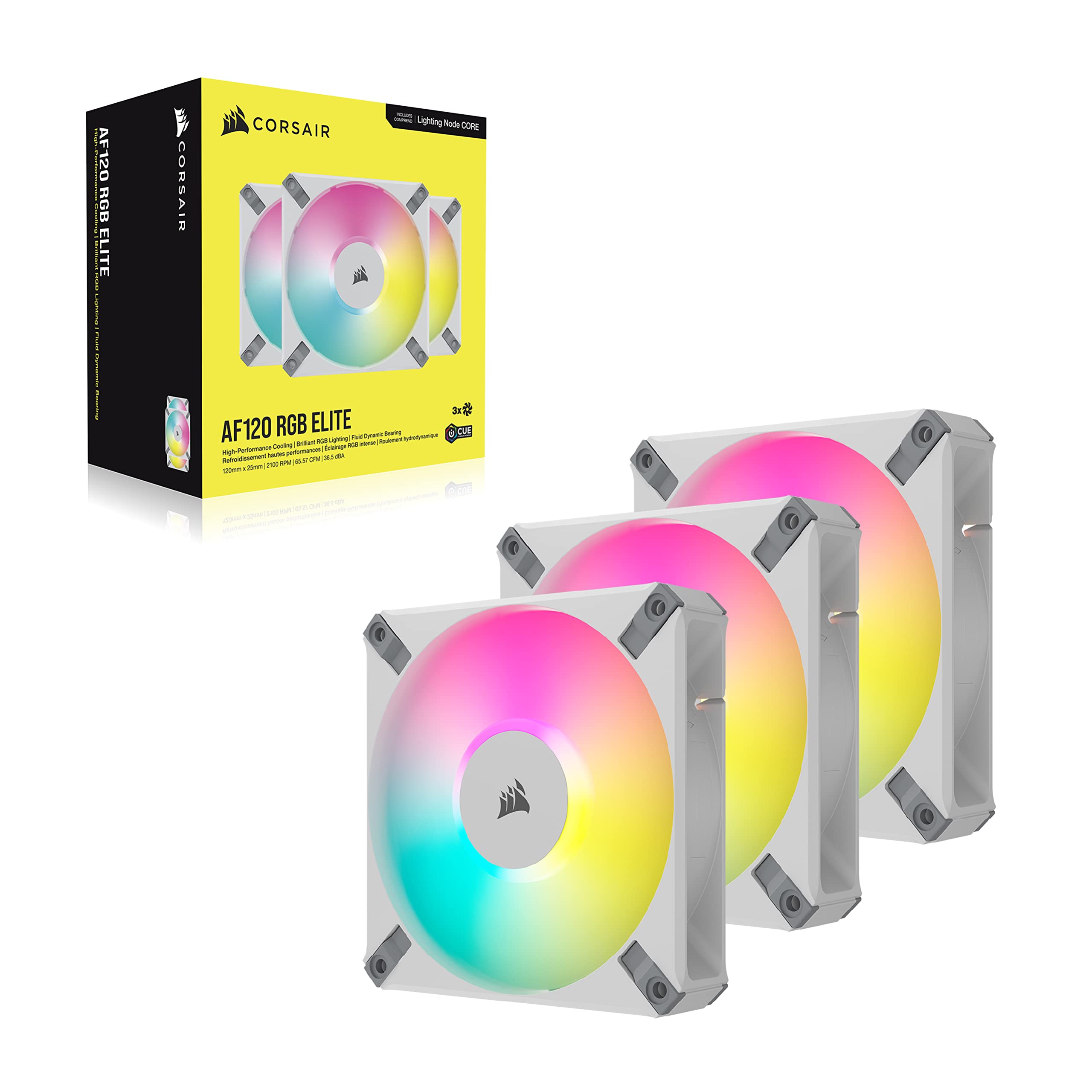 corsair-icue-af120-rgb-elite-kit-3-ventole-pwm-120-mm-bianco-con-controller image 7
