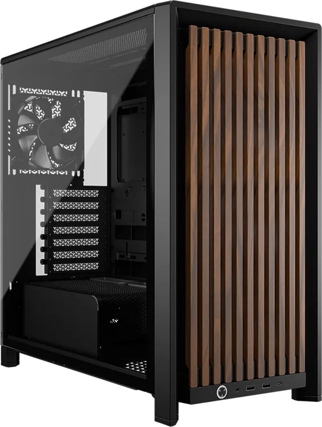 corsair-frame-4000d-wood-rs-case-pc-mid-tower-nero-e-noce image 1