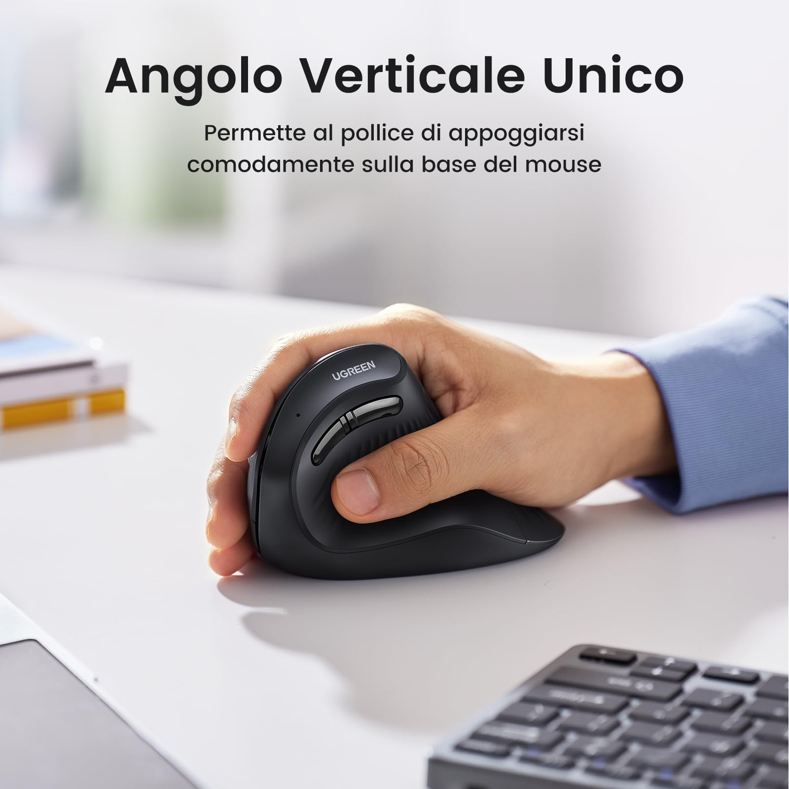 ugreen-mouse-verticale-ergonomico-bluetooth-5-0-2-4g-4000-dpi image 2