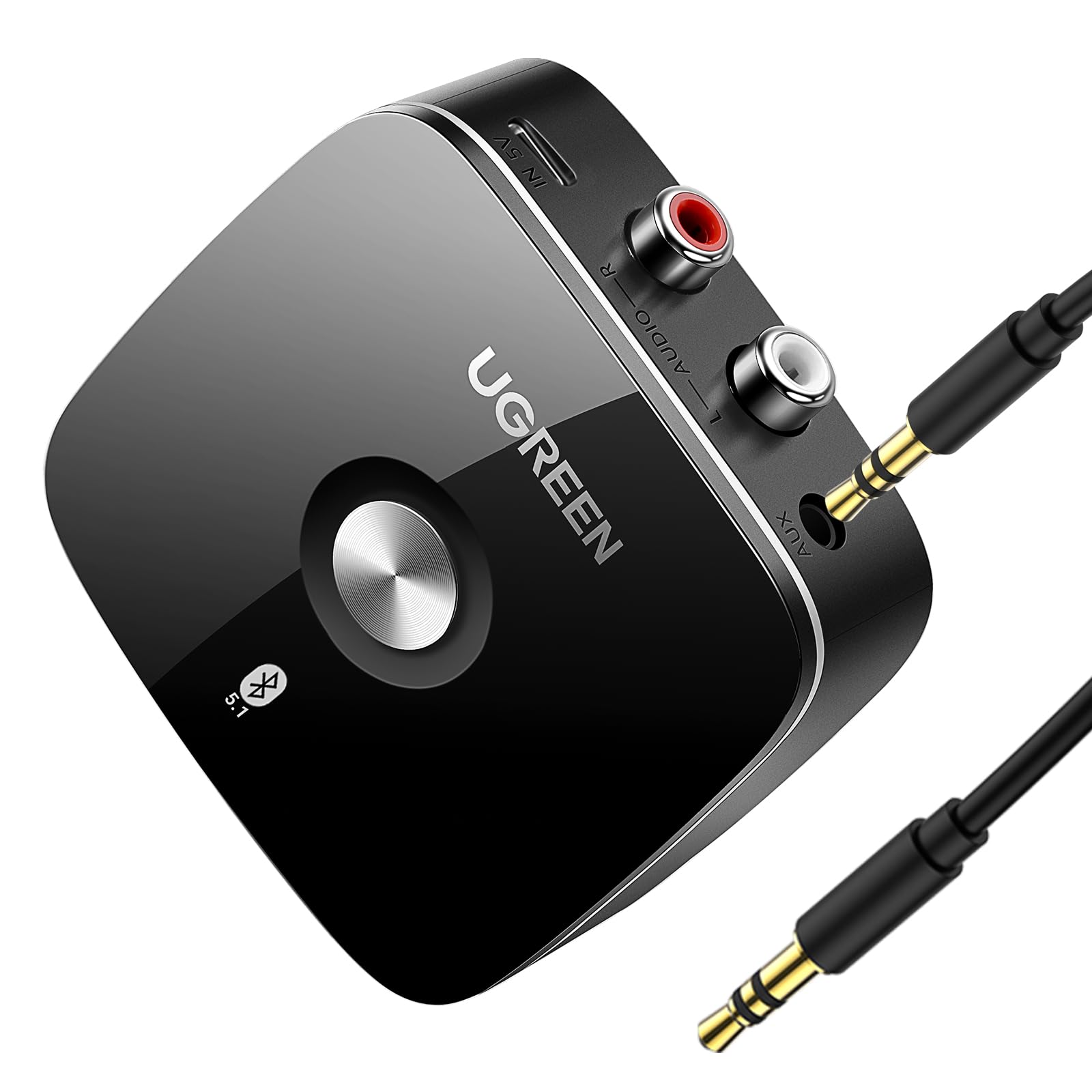ugreen-ricevitore-bluetooth-5-1-audio-aptx-hd-rca-aux-3-5mm image 1