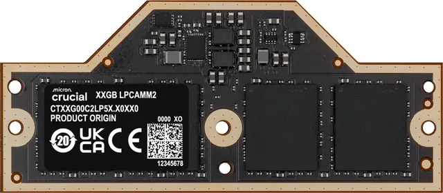 crucial-lpcamm2-lpddr5x-ram-64gb-1x64gb-7500mt-s-sodimm-nero image 1